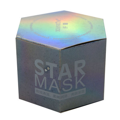 맞춘 CMYK 진주빛 용지 화장용 패키징 박스 UV 프린팅
