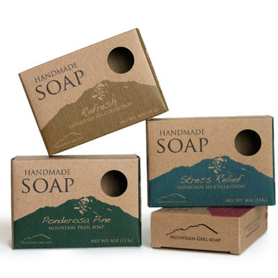 프린팅을 엠보싱 처리하는 상자를 패키징하는 재활용된 350gsm 판지 Soap