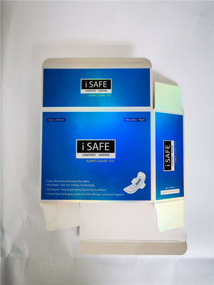 화장용 패키징 박스 350gsm 은 카드를 출력하는 OEM CMYK