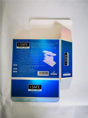 화장용 패키징 박스 350gsm 은 카드를 출력하는 OEM CMYK