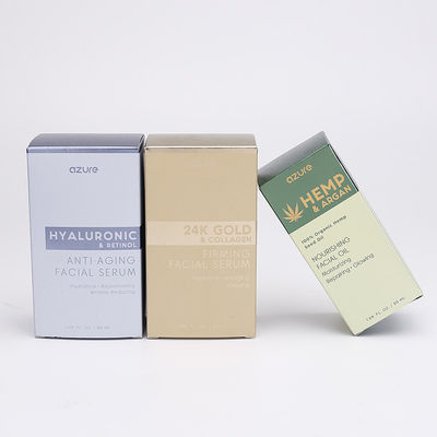 로고 인쇄된 박스를 패키징하는 CMYK 350gsm 은 카드 향수병