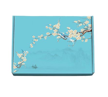 코루그이티드 CCNB C2S C1S 청백색 핑크색 운송 박스 에코 우호적입니다