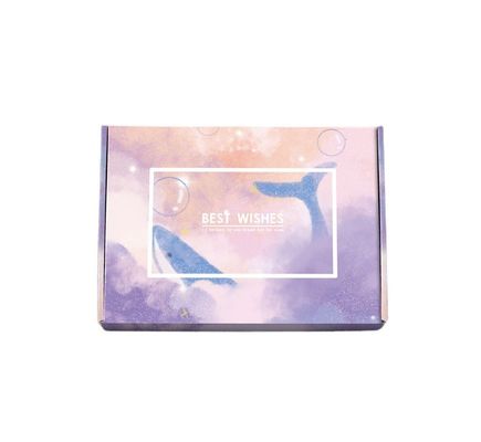 300 gms 350 gms 코트지 폴드형 패키징 박스 버니싱