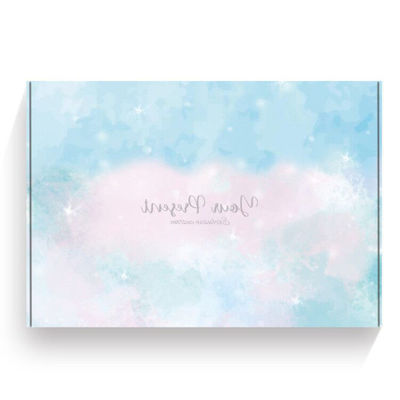 CMYK 화장용 운송 박스 28*15*6cm을 출력하는 물결모양 벌충