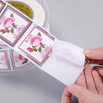 점착성 열 화장품 CMYK PMS 커스텀 라벨 스티커