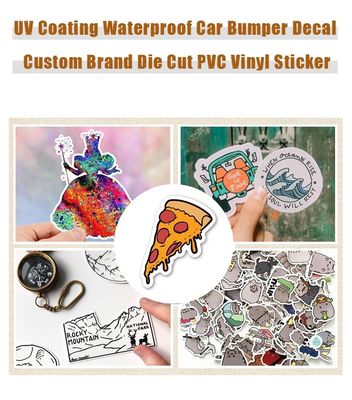 라운드 방수 광택이 나는 커스텀 라벨 스티커 롤 프린팅 브랜드 로고