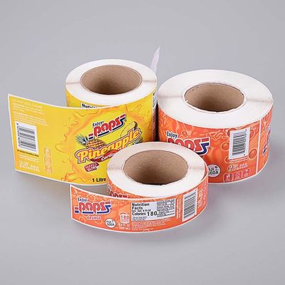 개인적 로고 접착제는 감열지 맞춘 프린팅 스티커를 지시합니다
