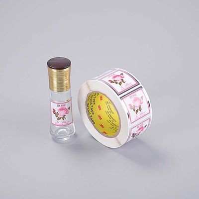 병을 위한 높은 광택이 나는 은-알루미늄 호일 비닐 팬톤 라벨 스티커