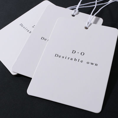 문자열과 의류 브랜드 태그를 데보싱 ODM 사각형 이층