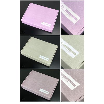 고급 폴드형 25*12*7cm 골판지 박스 비행기 선적