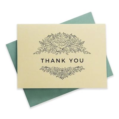 포락선과 생일 웨딩 350gsm 크라프트 지 초대장
